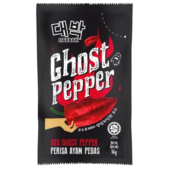 Daebak Korean Ghost Pepper Sauce 16g Mamee